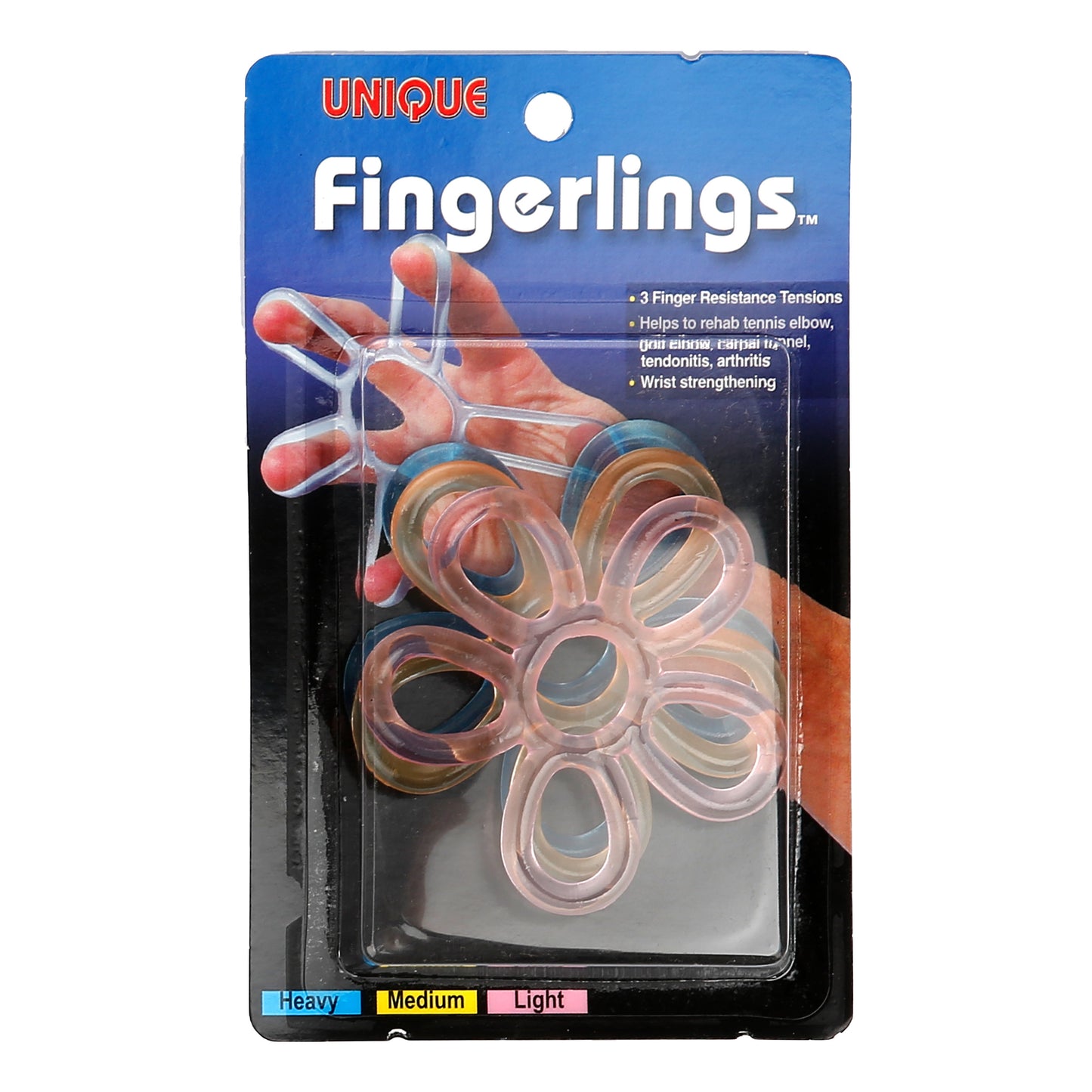Tourna Fingerlings Bandage 3er Pack-Schwarz Tourna Fingerlings Bandage 3er Pack-Schwarz