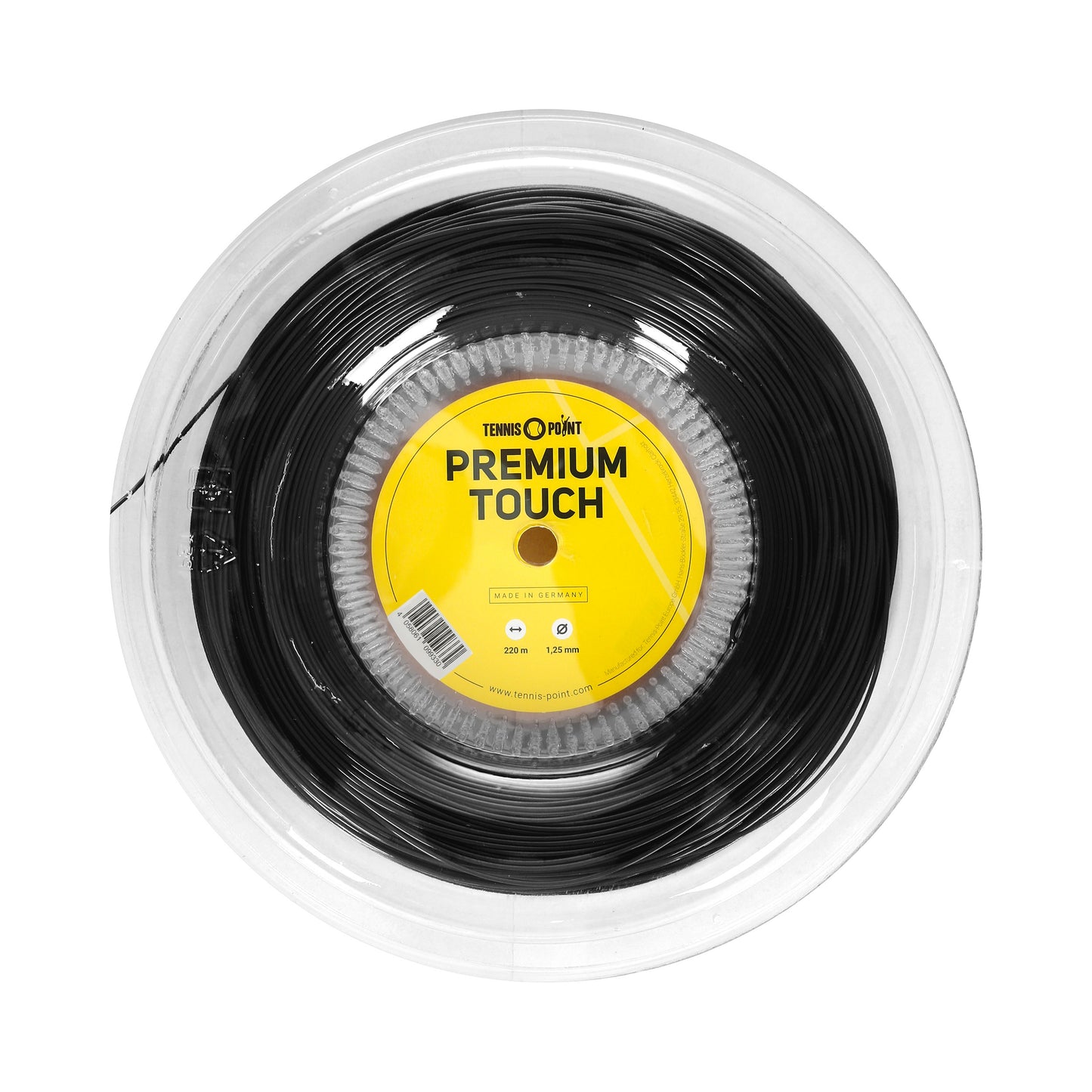 Tennis-Point Premium Touch Saitenrolle 220m-Schwarz Tennis-Point Premium Touch Saitenrolle 220m-Schwarz
