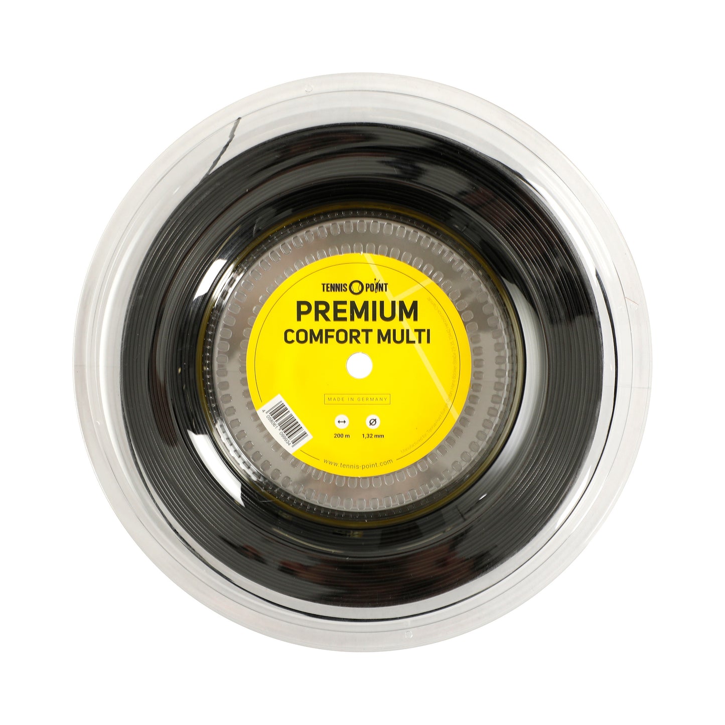 Tennis-Point Premium Comfort Multi Saitenrolle 200m-Schwarz Tennis-Point Premium Comfort Multi Saitenrolle 200m-Schwarz