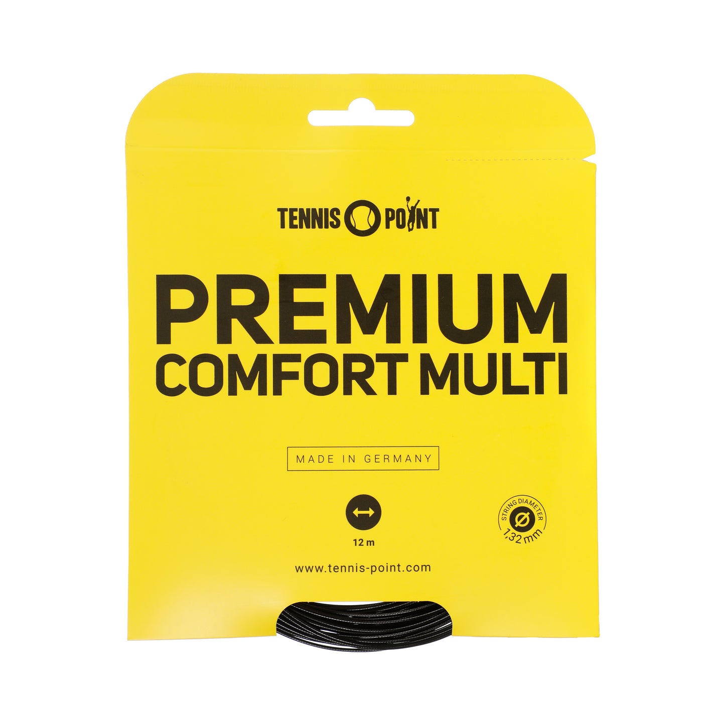 Tennis-Point Premium Comfort Multi Saitenset 12m-Schwarz Tennis-Point Premium Comfort Multi Saitenset 12m-Schwarz
