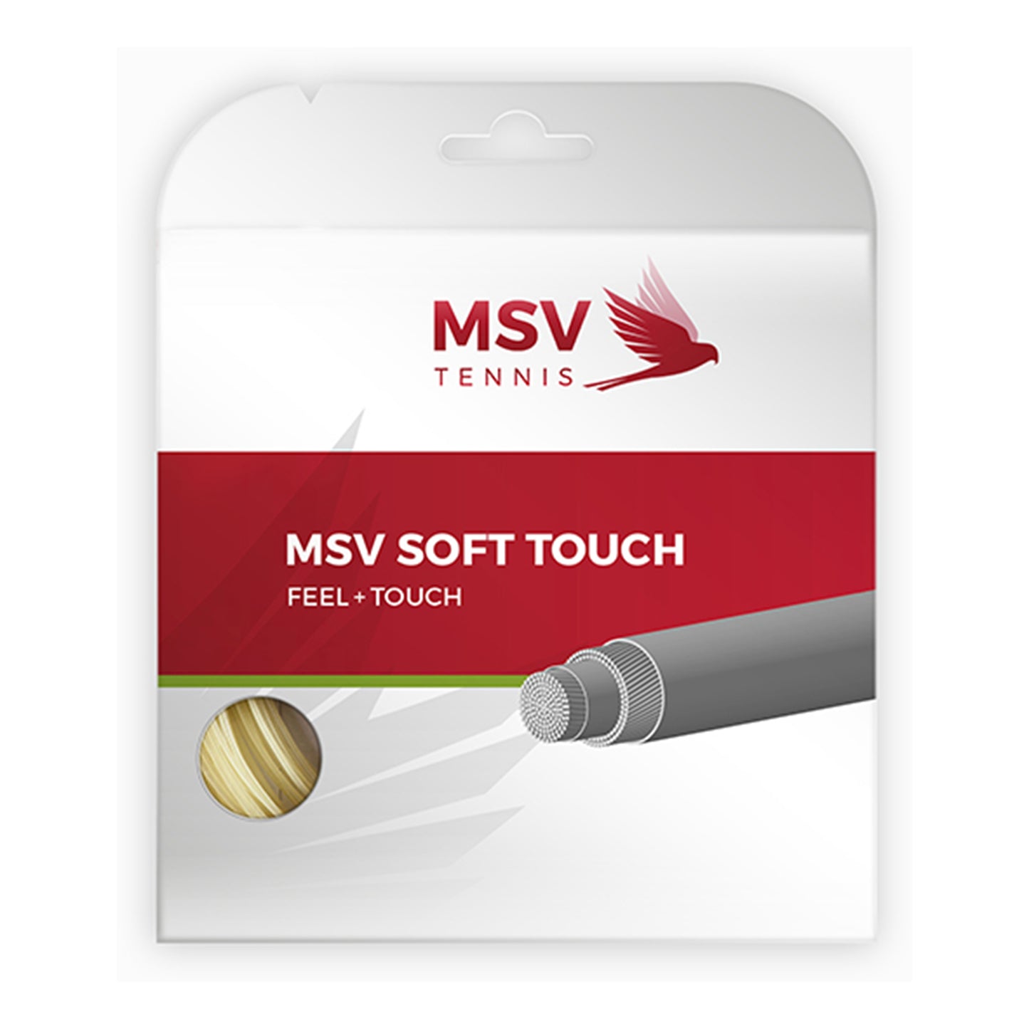 MSV Soft-Touch natur Saitenset 12m - grau MSV Soft-Touch natur Saitenset 12m - grau