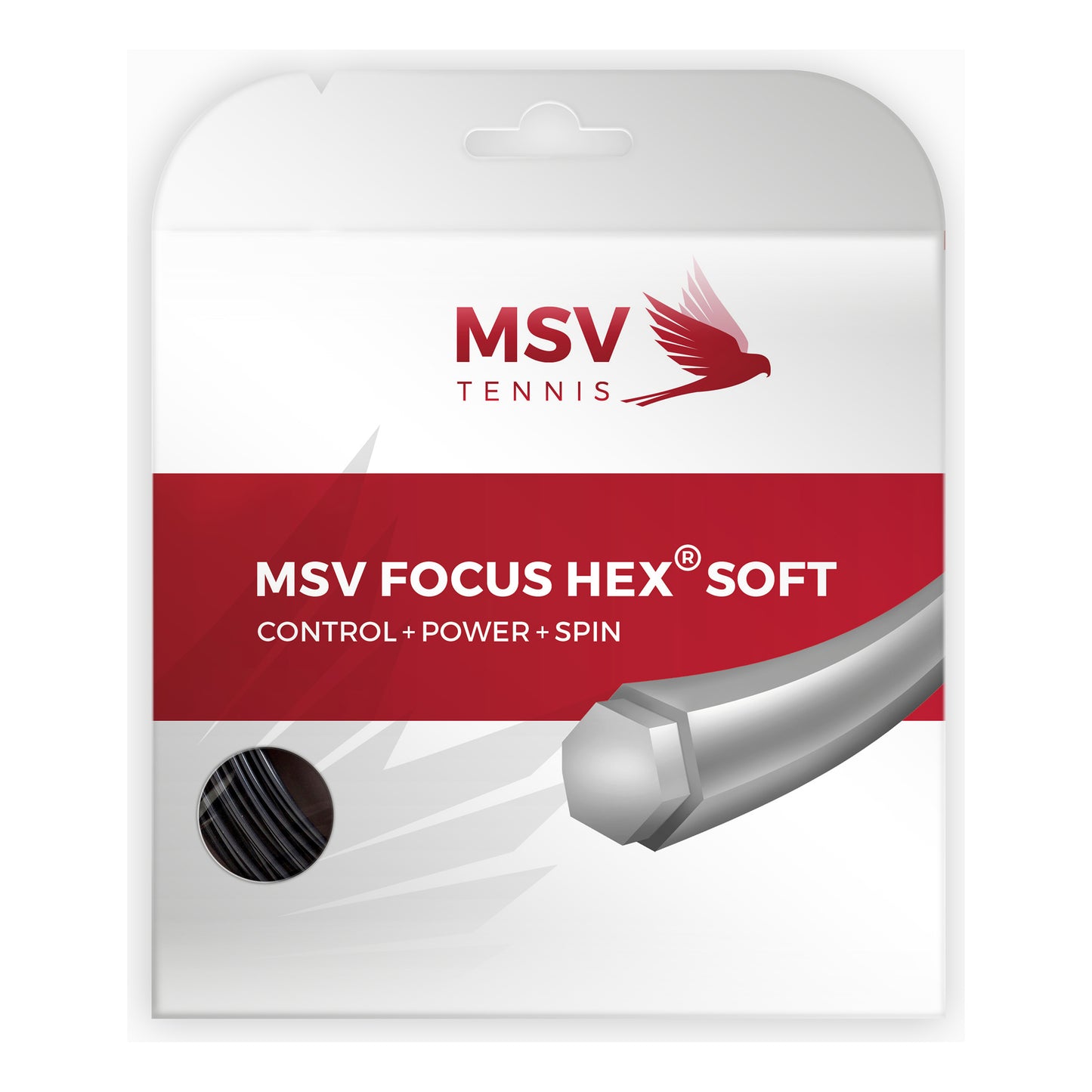 MSV Focus-HEX Soft Saitenset 12m-Schwarz MSV Focus-HEX Soft Saitenset 12m-Schwarz