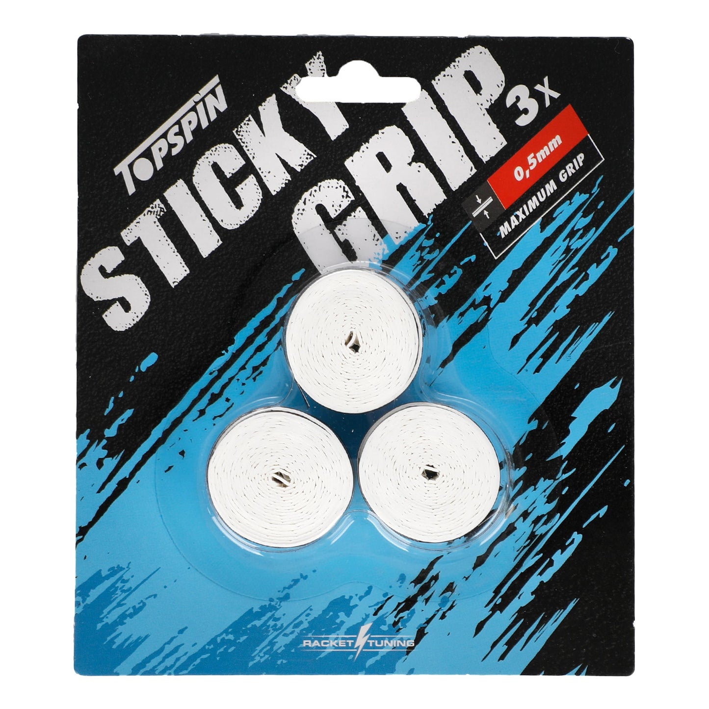 Topspin Sticky Grip 3er Pack-Weiß Topspin Sticky Grip 3er Pack-Weiß