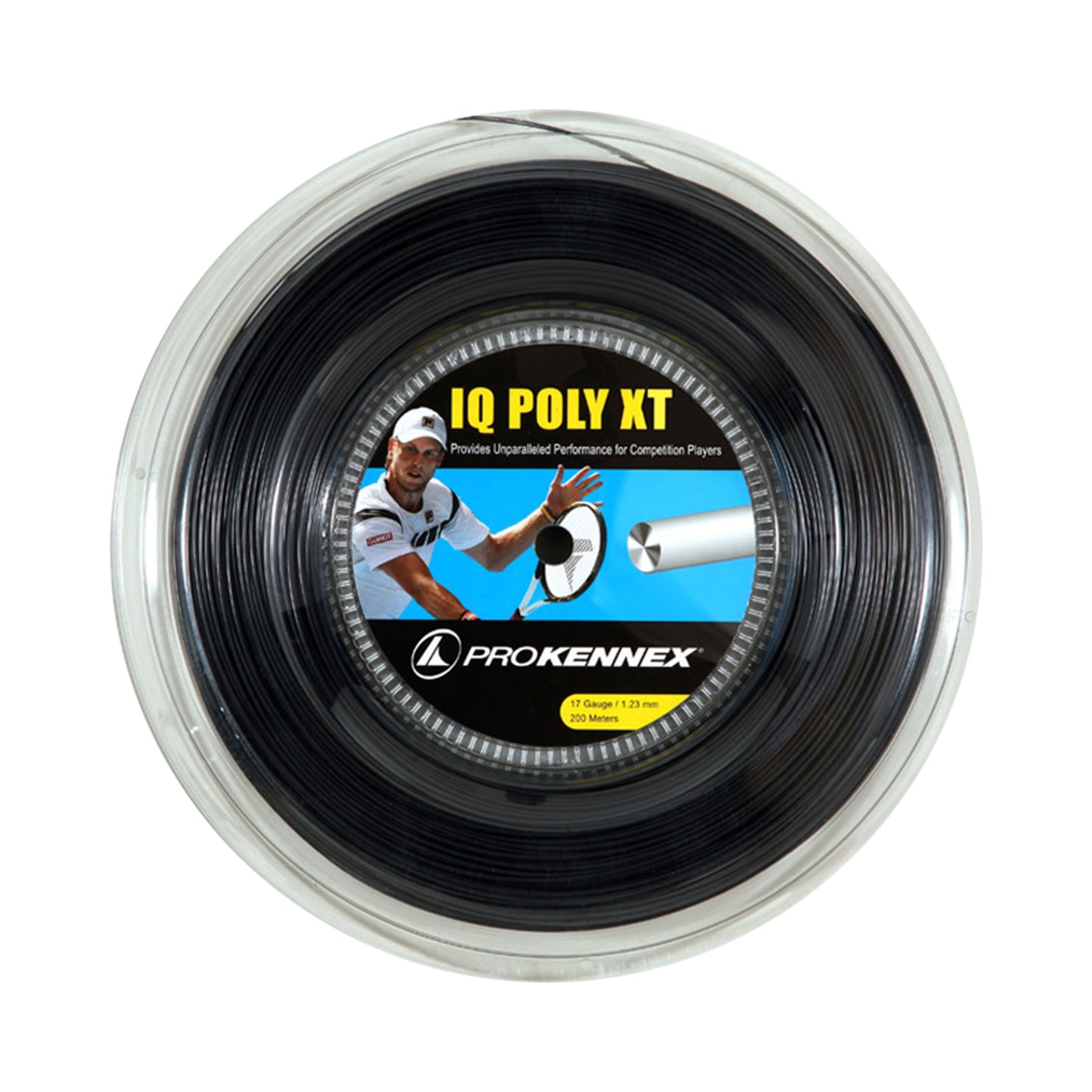PROKENNEX Iq Poly Xt Saitenrolle-Schwarz PROKENNEX Iq Poly Xt Saitenrolle-Schwarz