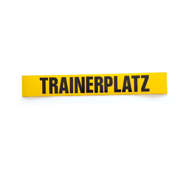 Tegra Magnetschild 60mm Bedruckt,"Trainerplatz"-Rot Tegra Magnetschild 60mm Bedruckt,"Trainerplatz"-Rot