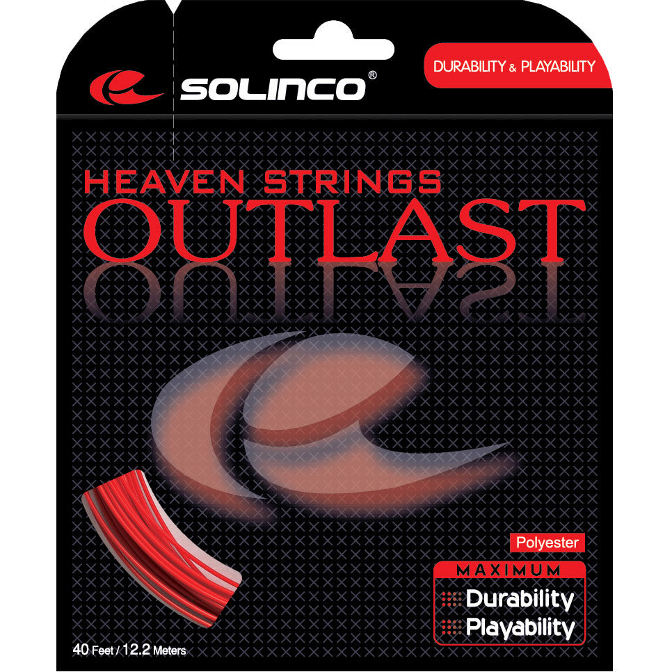 Solinco Outlast Saitenset 12,2m-Rot Solinco Outlast Saitenset 12,2m-Rot