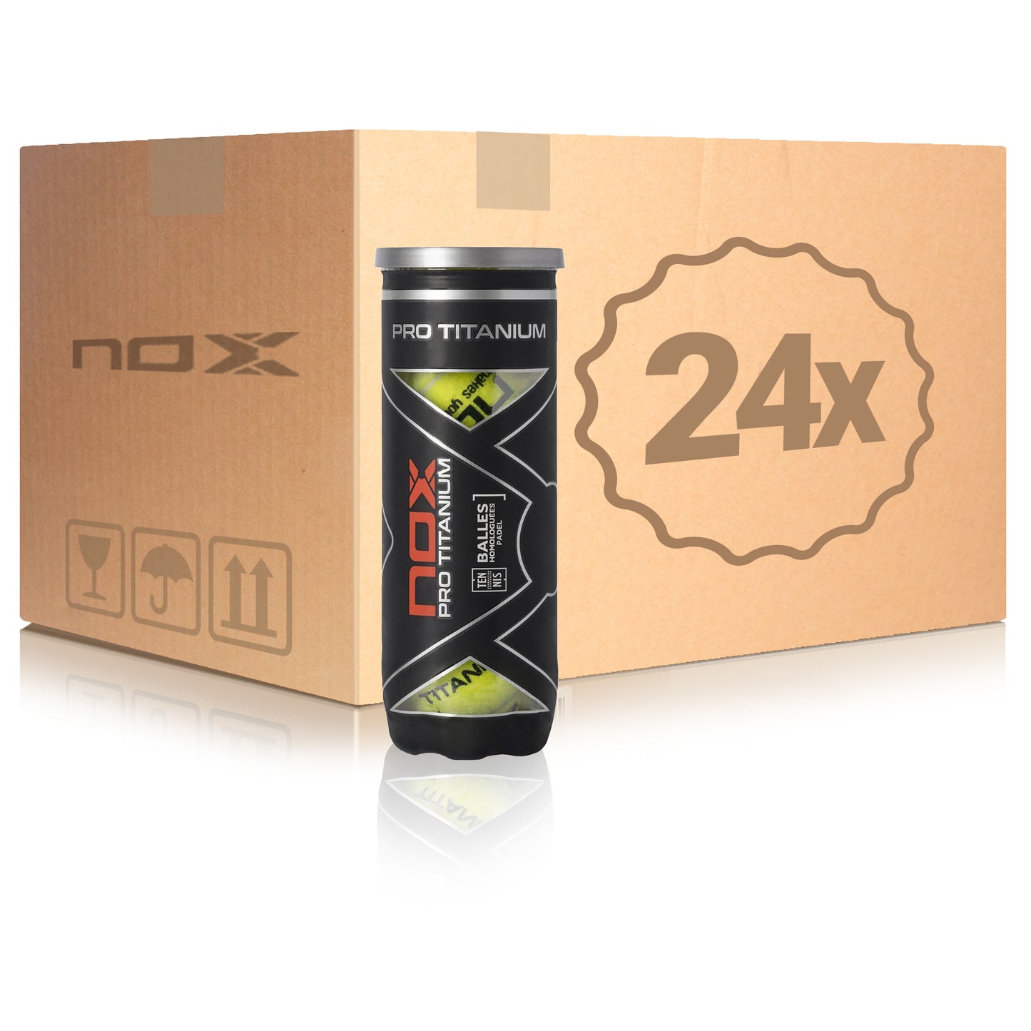 NOX 24x 3er Dose Pro Titanium im Karton NOX 24x 3er Dose Pro Titanium im Karton