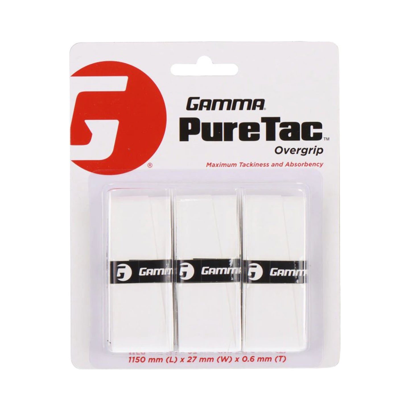 Gamma Pure Tac 3er Pack-Weiß Gamma Pure Tac 3er Pack-Weiß