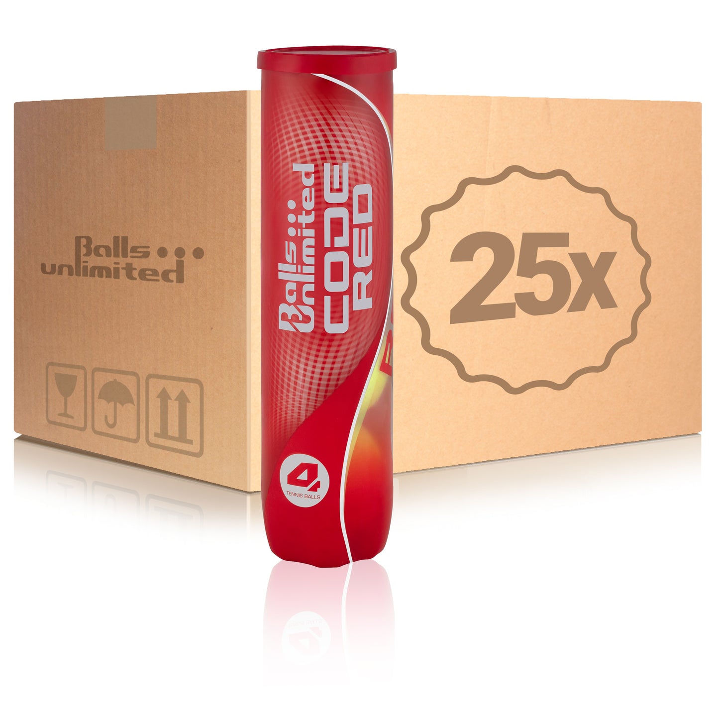 Balls Unlimited 25x 4er Dose Code Red Balls Unlimited 25x 4er Dose Code Red