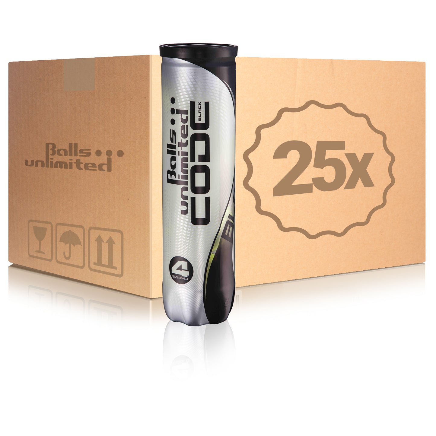 Balls Unlimited 25x 4er Dose Code Black Balls Unlimited 25x 4er Dose Code Black