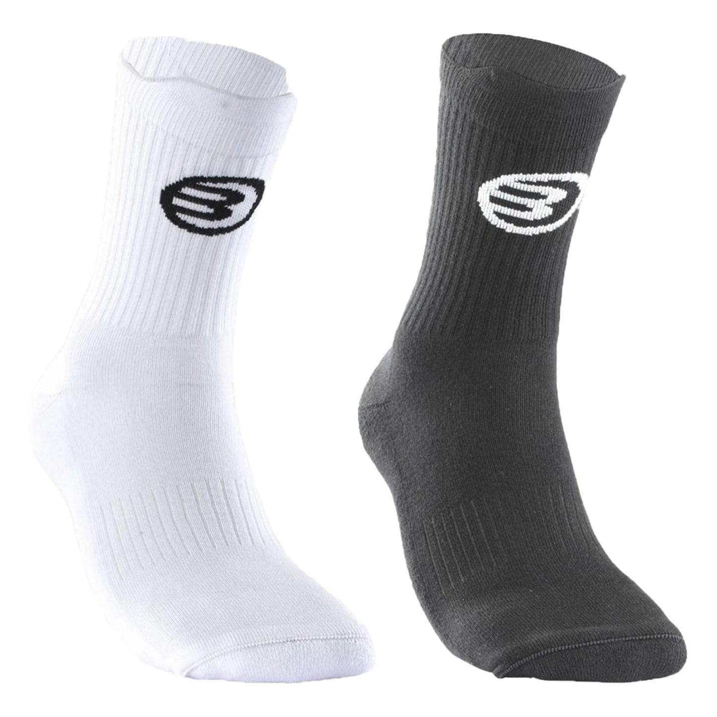 Bullpadel Bp253 (Pack 2) Sportsocken Unisex - schwarz, weiß Bullpadel Bp253 (Pack 2) Sportsocken Unisex - schwarz, weiß