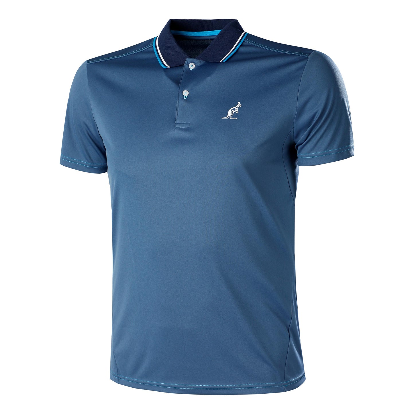 Australian Serve in Ace Polo Herren - blau, schwarz Australian Serve in Ace Polo Herren - blau, schwarz