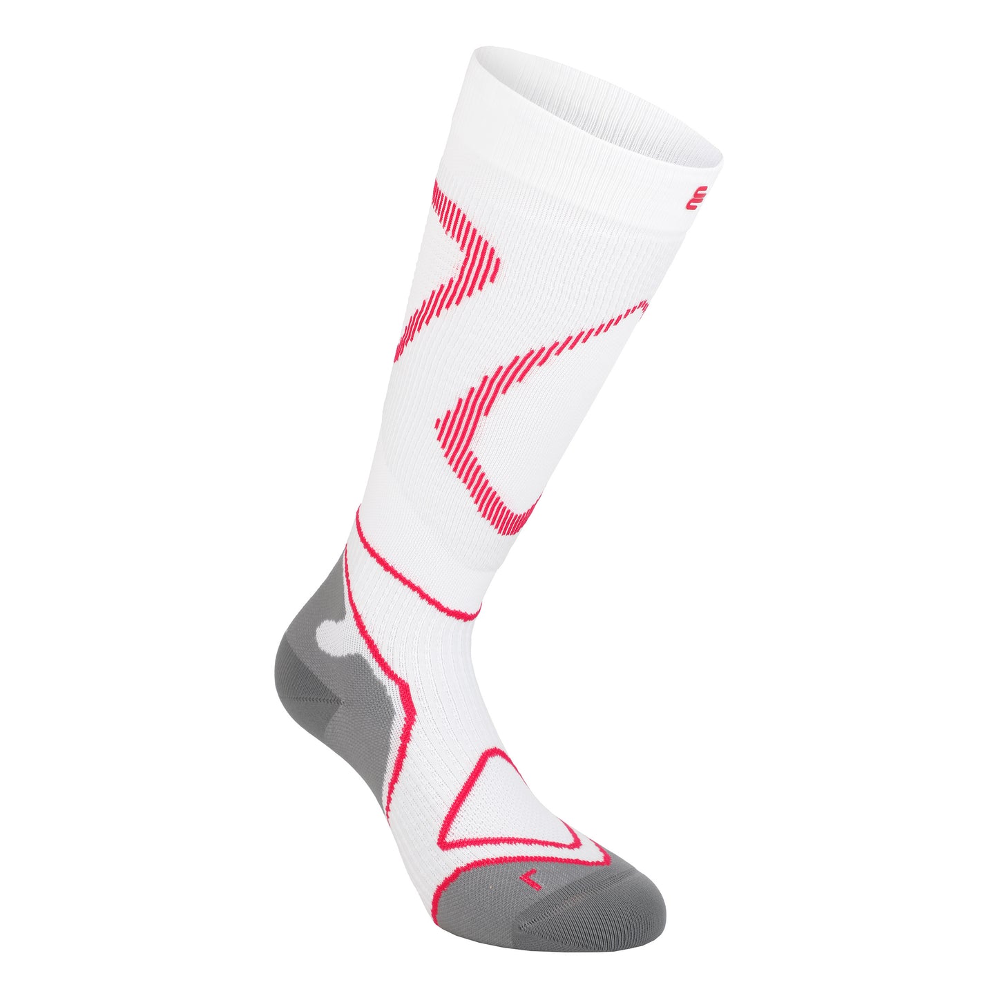 Bauerfeind Performance Kompressions-Socken Damen-Weiß,Pink Bauerfeind Performance Kompressions-Socken Damen-Weiß,Pink