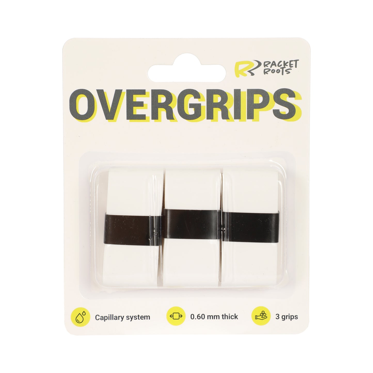 Racket Roots RR Grip 3er Pack-Weiß Racket Roots RR Grip 3er Pack-Weiß
