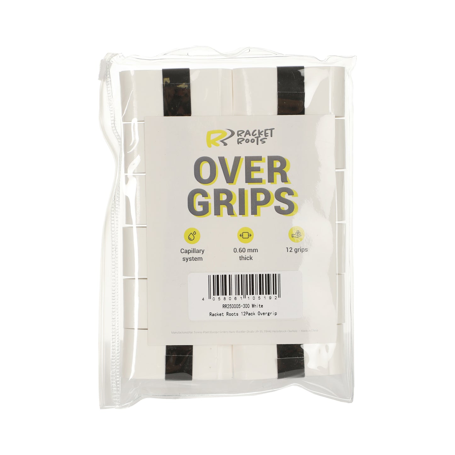 Racket Roots RR Grip 12er Pack - weiß Racket Roots RR Grip 12er Pack - weiß