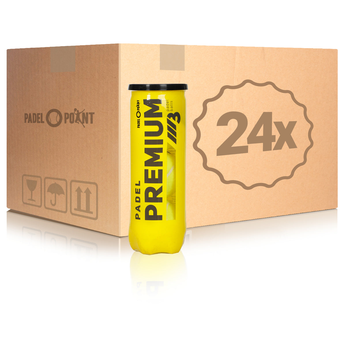 Padel-Point 24x 3er Dose Premium Ball im Karton Padel-Point 24x 3er Dose Premium Ball im Karton