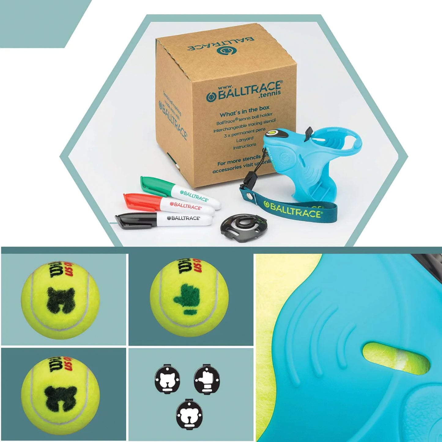 BallTrace Paws & Thumbs Ballmarker-Blau BallTrace Paws & Thumbs Ballmarker-Blau