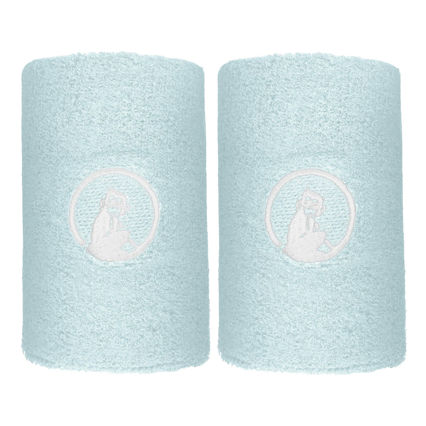 Quiet Please Memories Faded Memories Schweißband 2er Pack Unisex - hellblau, weiß Quiet Please Memories Faded Memories Schweißband 2er Pack Unisex - hellblau, weiß