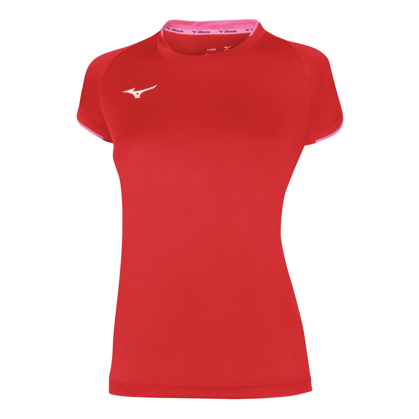 Mizuno Core T-Shirt Damen - rot, pink Mizuno Core T-Shirt Damen - rot, pink