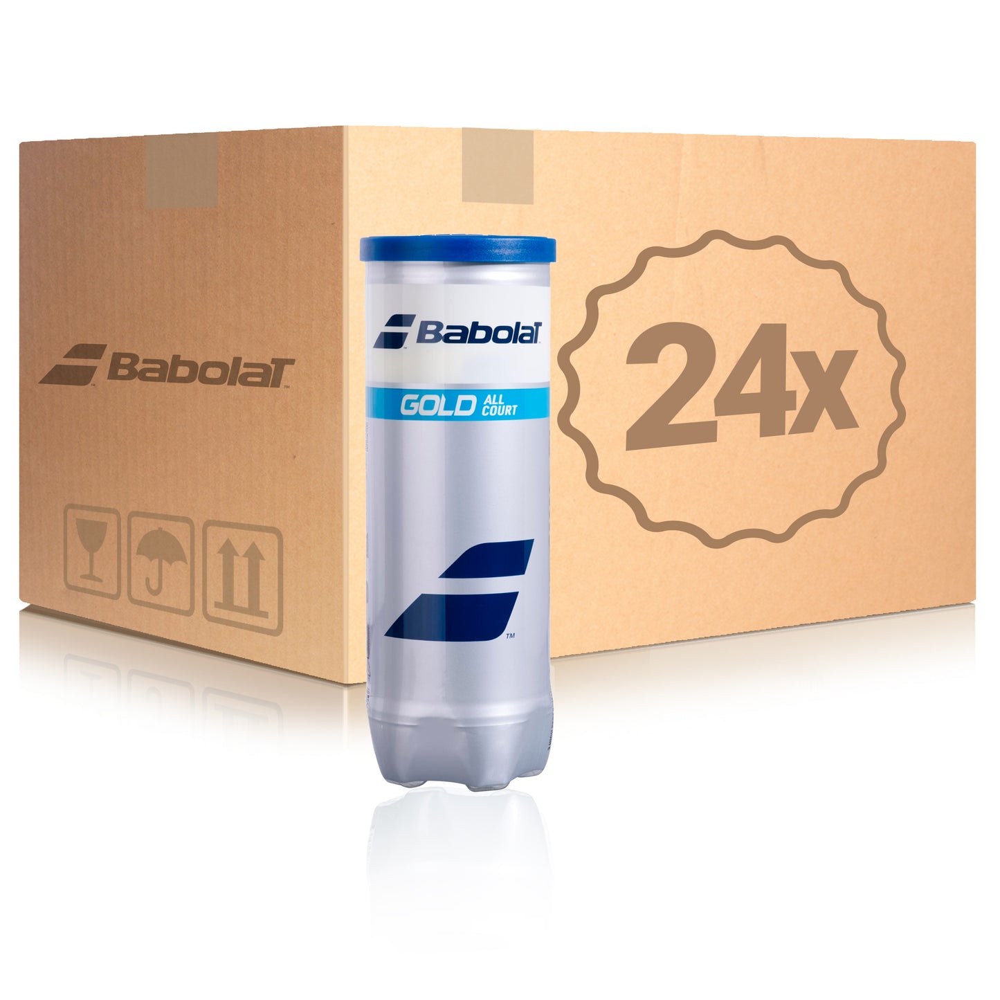 Babolat 24x 3er Dose GOLD ALL COURT X 3 im Karton Babolat 24x 3er Dose GOLD ALL COURT X 3 im Karton