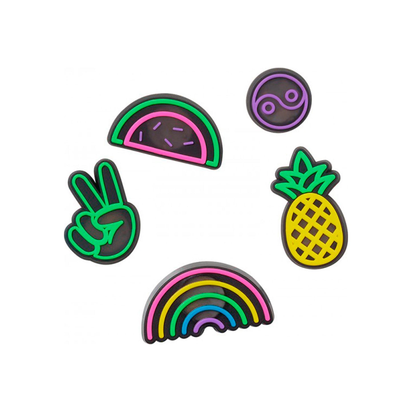Crocs Lights Up Fun Sonstiges 5er Pack Unisex - mehrfarbig Crocs Lights Up Fun Sonstiges 5er Pack Unisex - mehrfarbig
