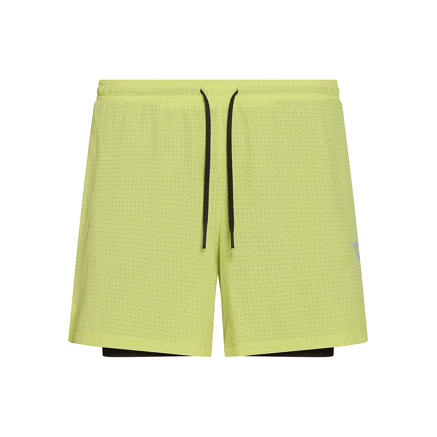Diadora 2in1 Shorts Herren - limette Diadora 2in1 Shorts Herren - limette