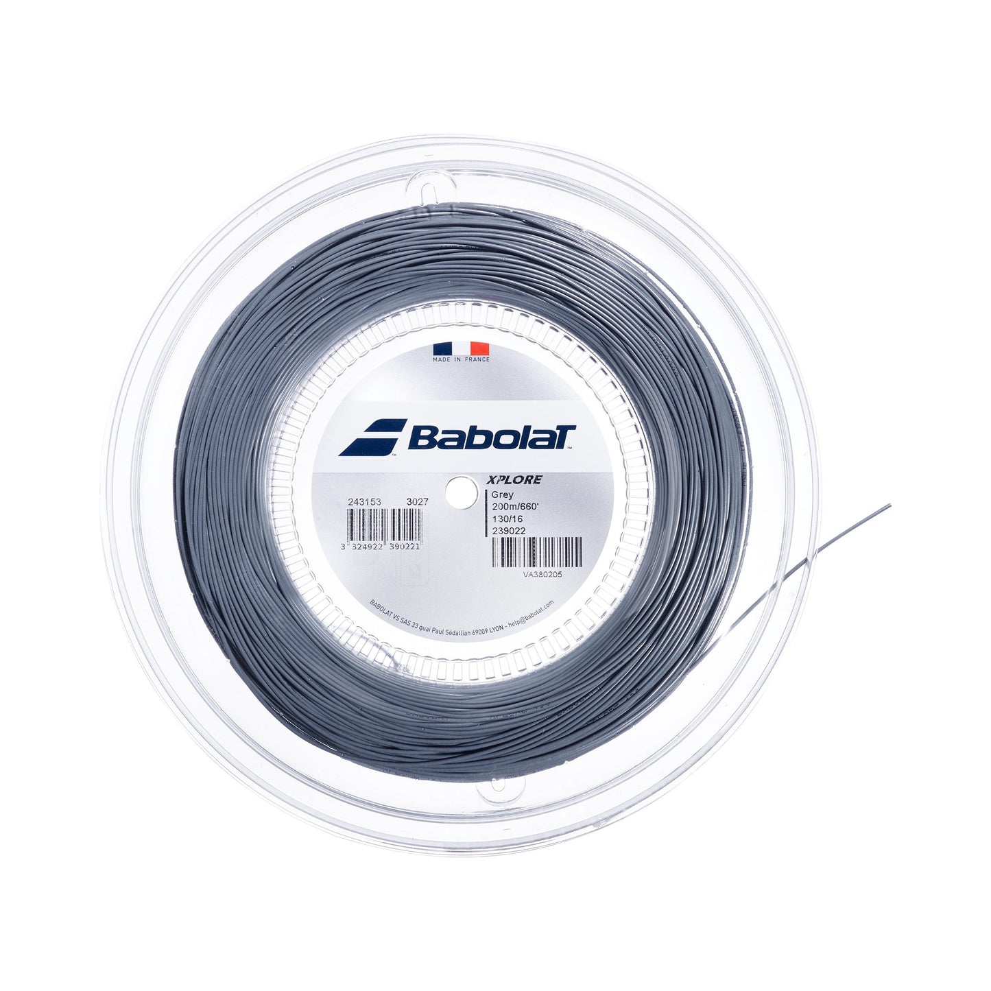 Babolat Xplore Saitenrolle 200m - grau Babolat Xplore Saitenrolle 200m - grau