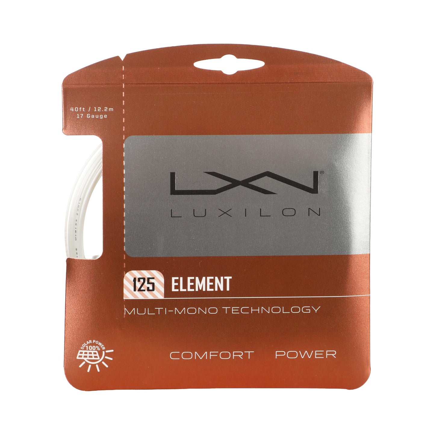 Luxilon Element Saitenset 12,2m - weiß Luxilon Element Saitenset 12,2m - weiß