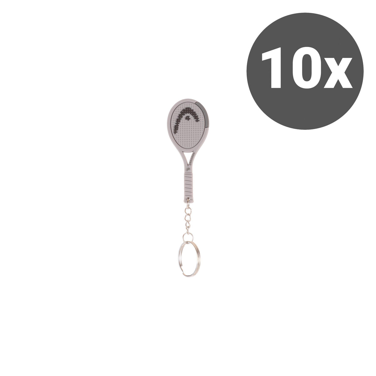 HEAD Squared Schlüsselanhänger 10er Pack - grau HEAD Squared Schlüsselanhänger 10er Pack - grau