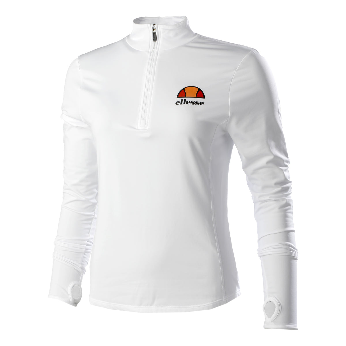 Ellesse Sofira 1/4 Zip Longsleeve Damen - weiß,