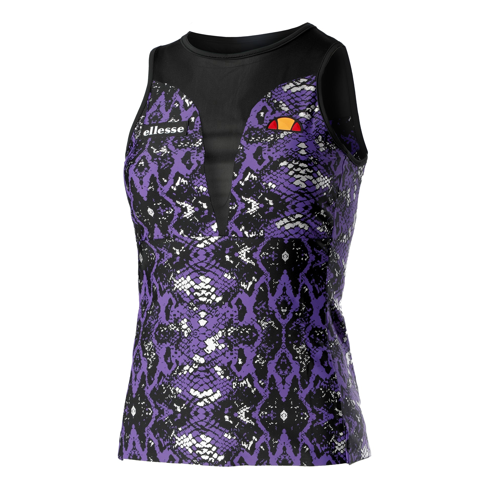 Ellesse Ellaria Tank-Top Damen-Lila,Schwarz
