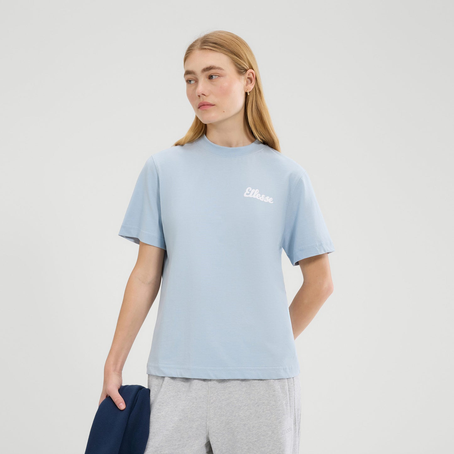 Ellesse Soffio T-Shirt Damen-Hellblau,Weiß