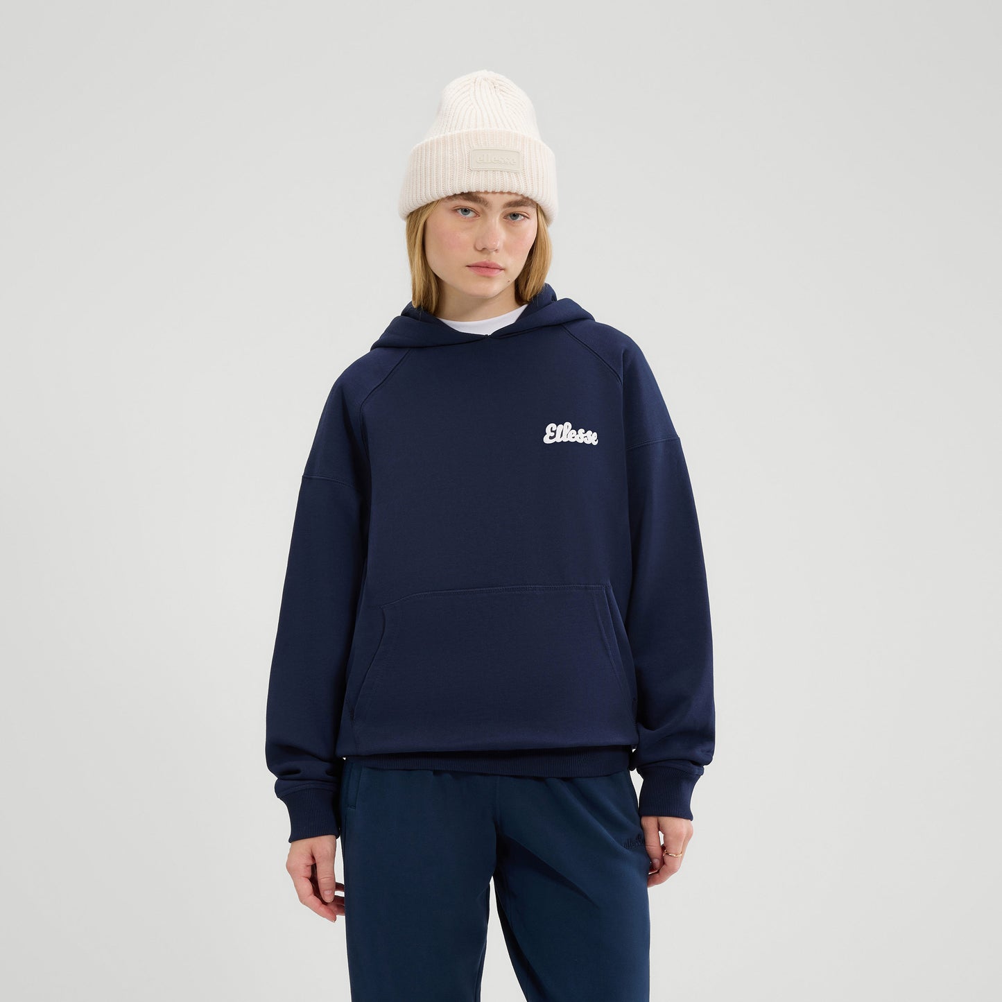 Ellesse Il Tiro Hoody Damen-Dunkelblau,Weiß