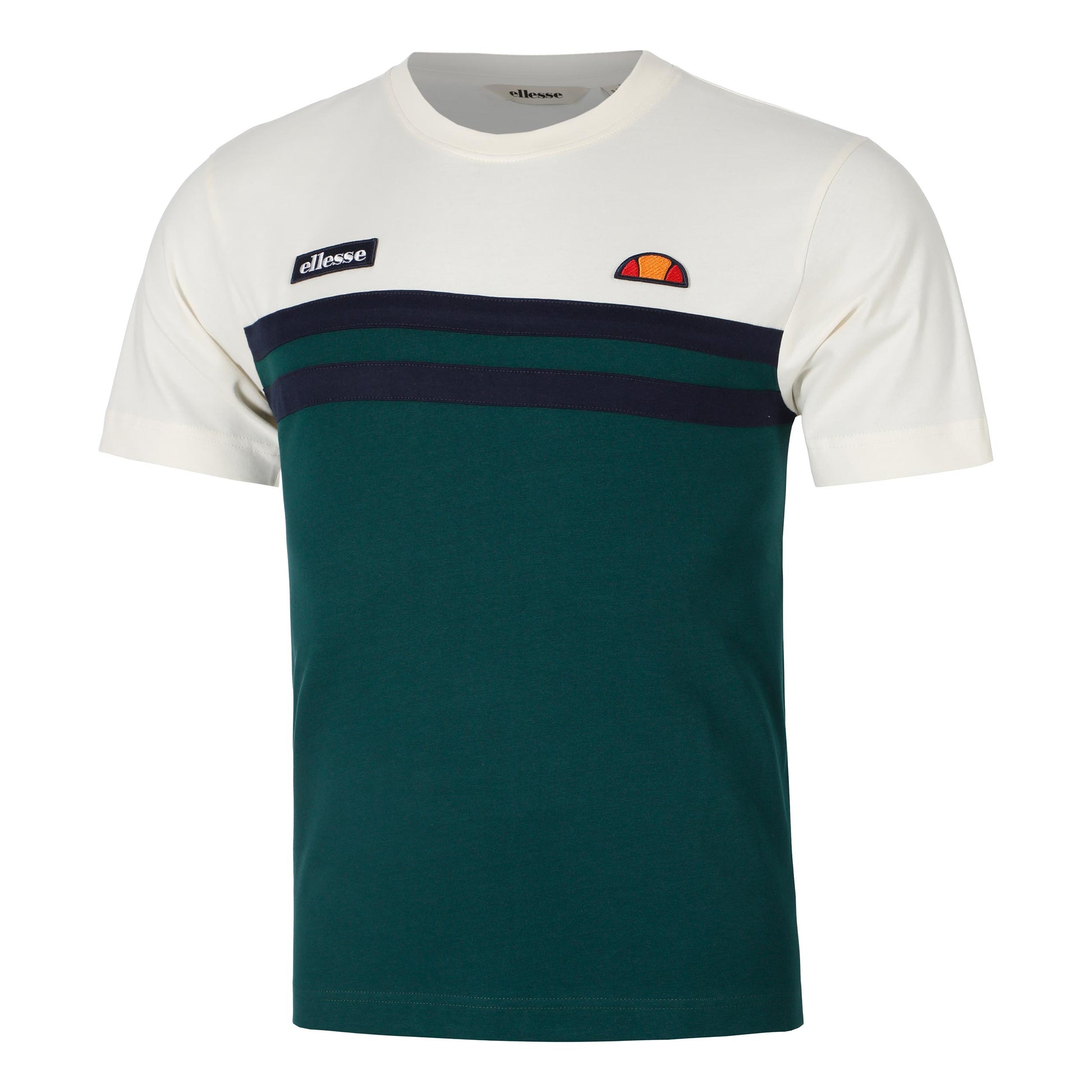 Ellesse Venire T-Shirt Herren - creme, dunkelgrün