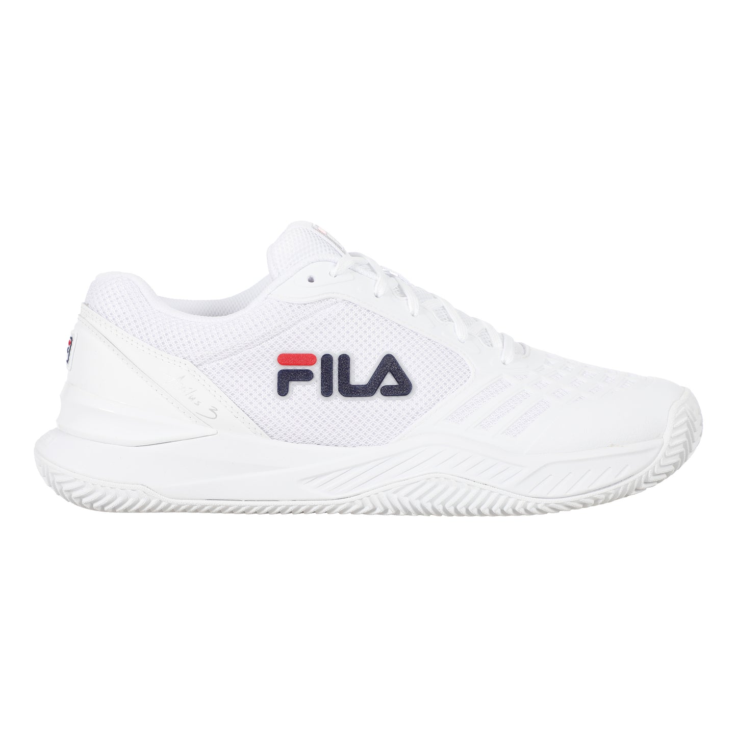 Fila Axilus 3 Sandplatzschuh Herren-Weiß,Dunkelblau