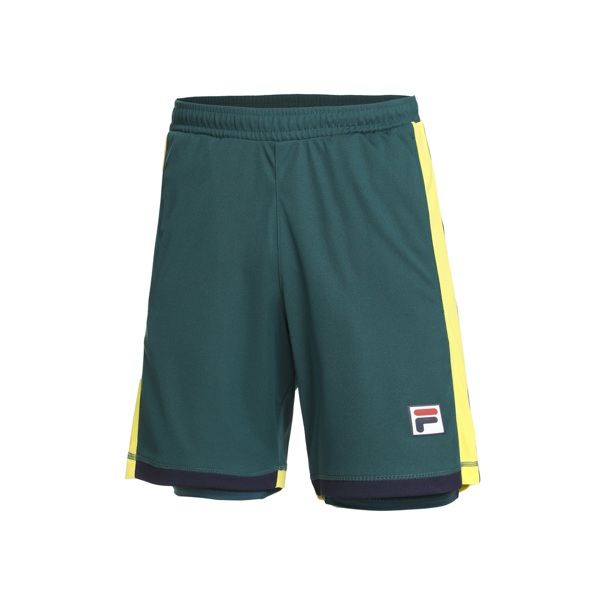 Fila Todd Shorts Herren - dunkelgrün, gelb
