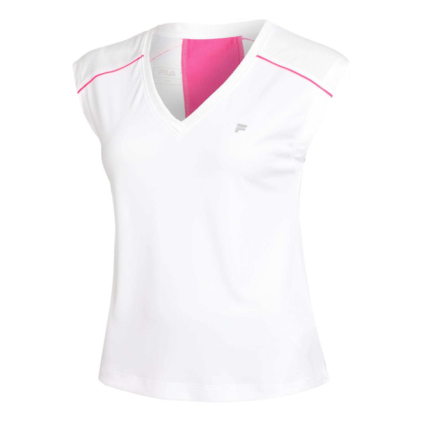 Fila Marlis T-Shirt Damen - weiß, pink