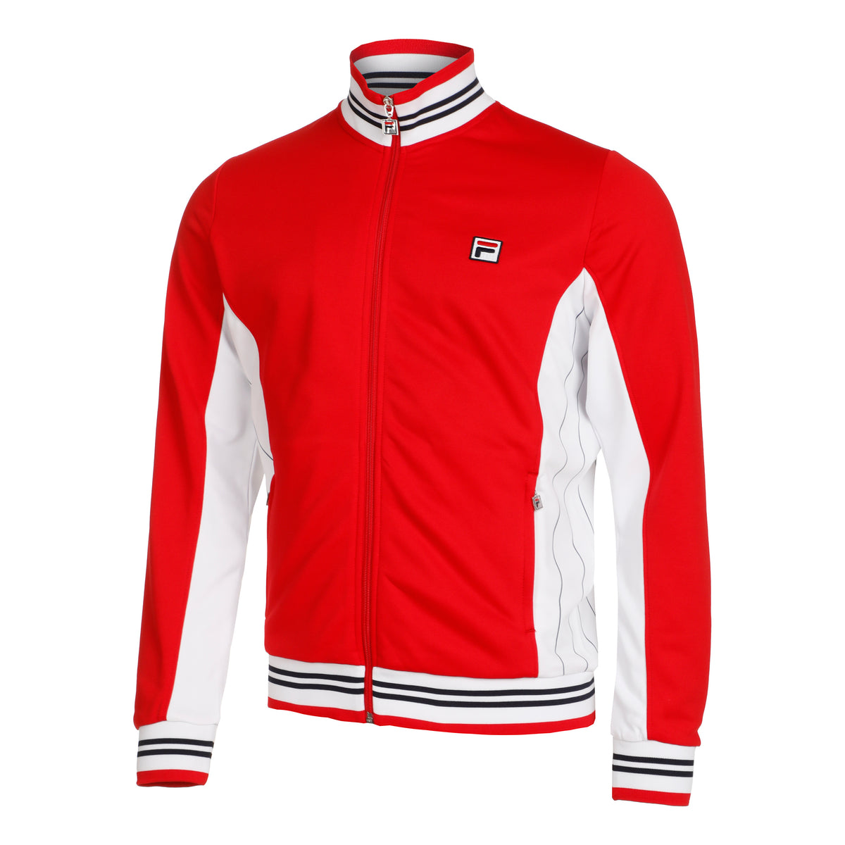 Fila Björn Trainingsjacke Herren - rot, mehrfarbig