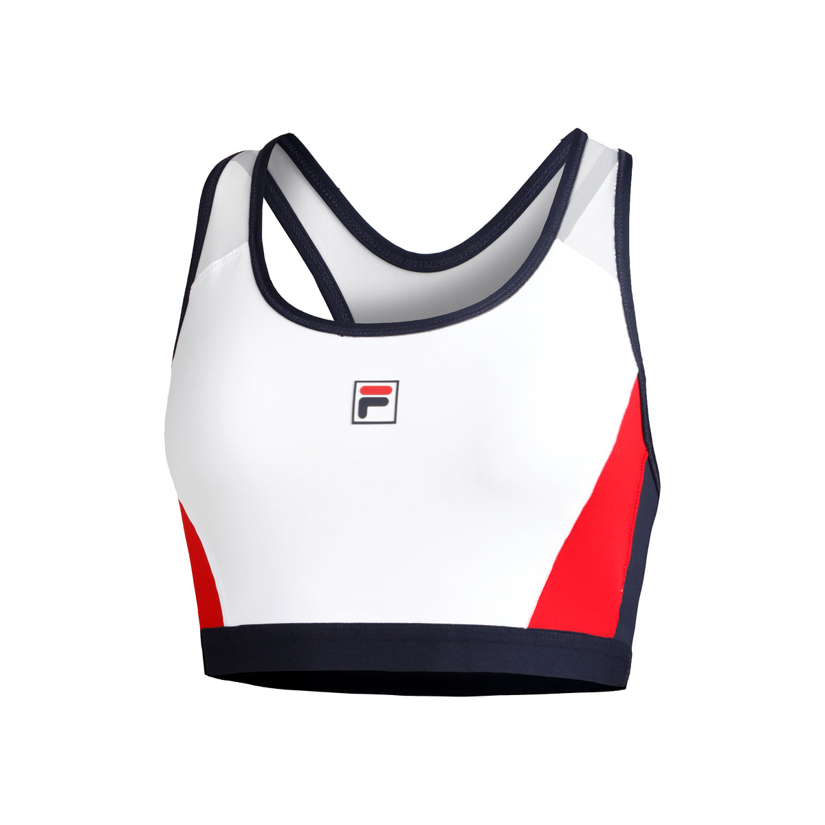 Fila Yuna Sport-BH Damen - weiß, mehrfarbig