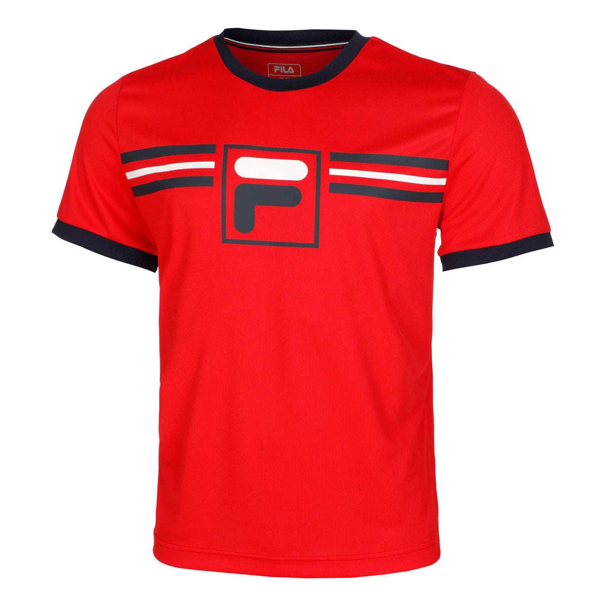 Fila Oscar T-Shirt Herren - rot, mehrfarbig