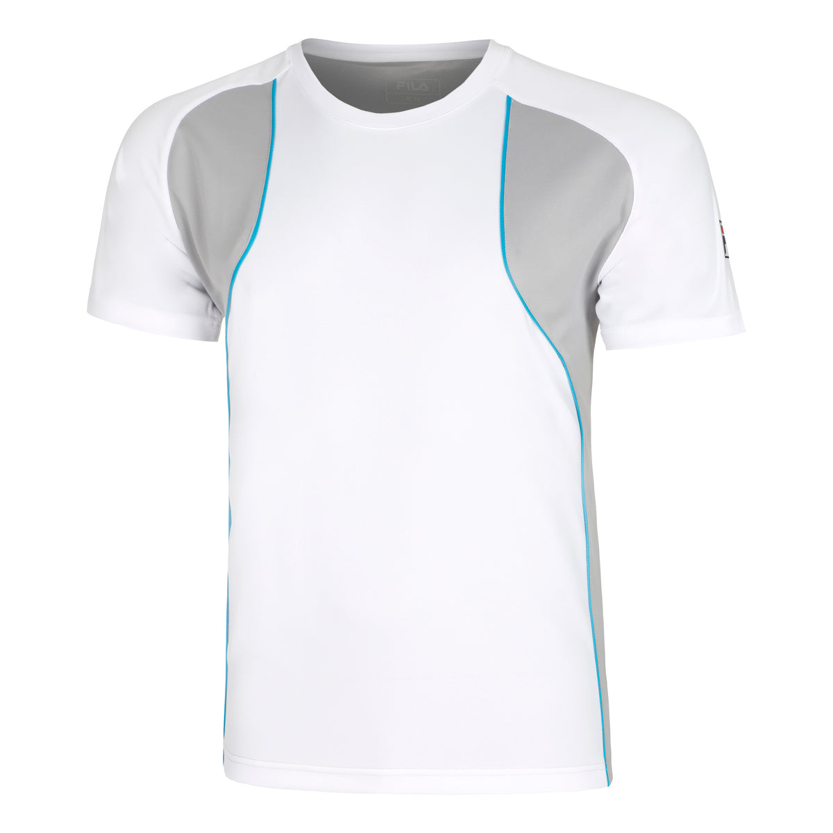 Fila Hudson T-Shirt Herren - weiß, silber