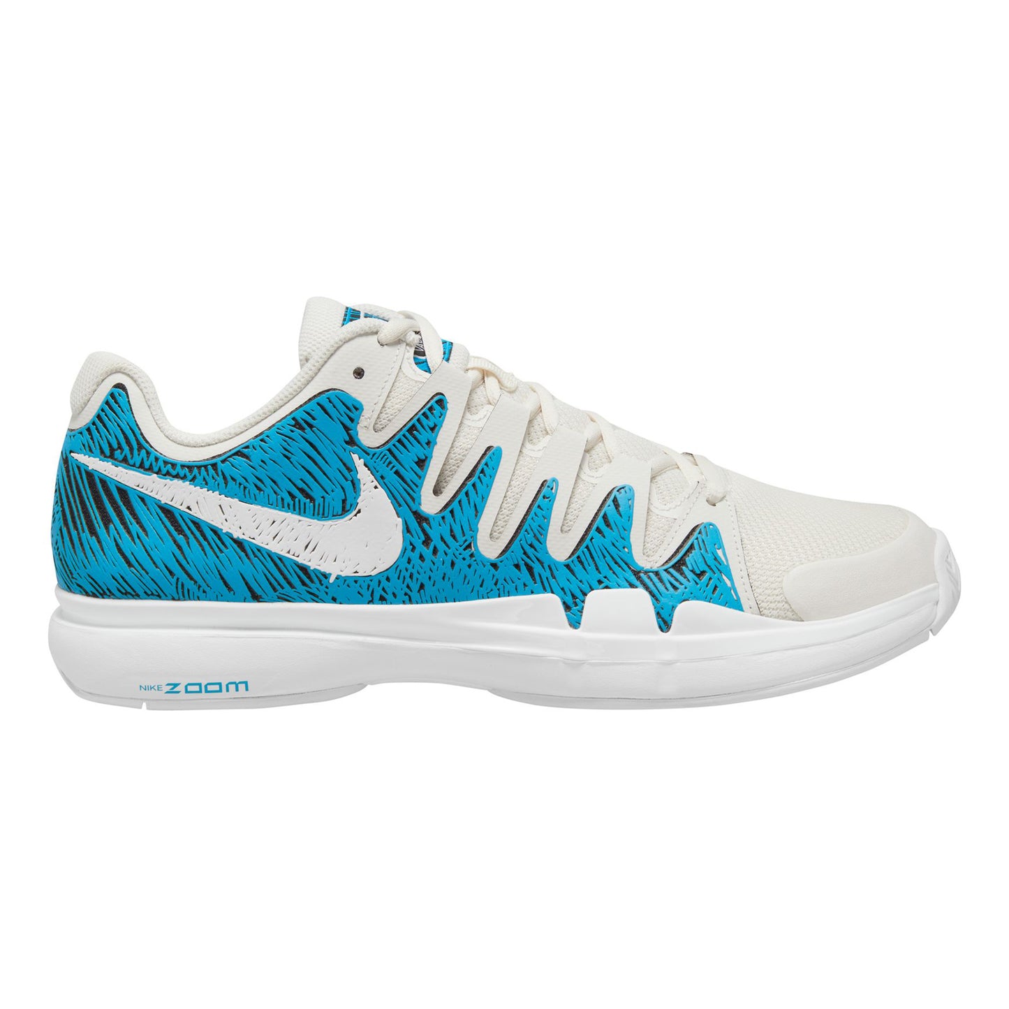 Nike Zoom Vapor 9.5 Tour PRM Allcourtschuh Herren - weiß, blau