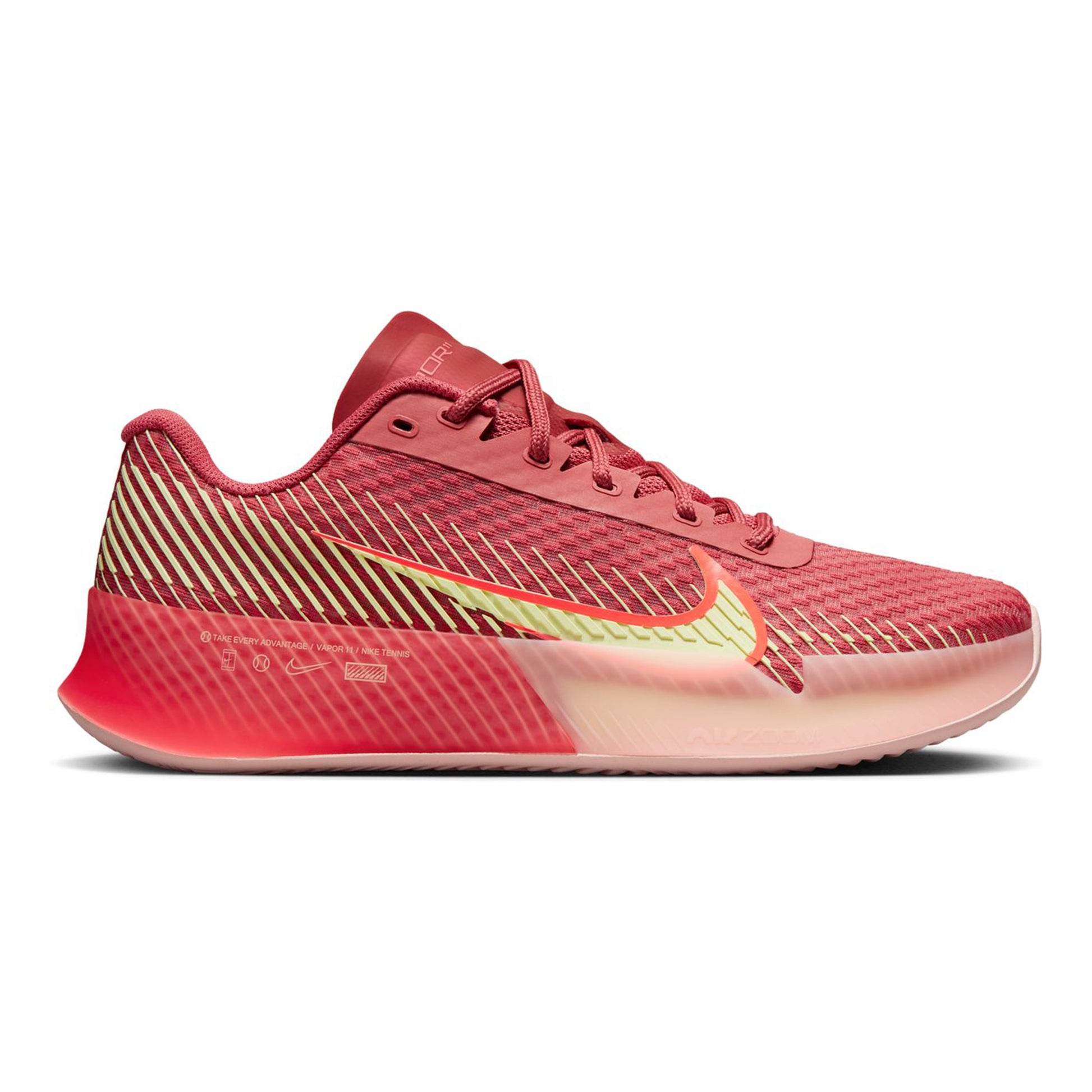 Nike Zoom Vapor 11 Sandplatzschuh Damen - koralle,
