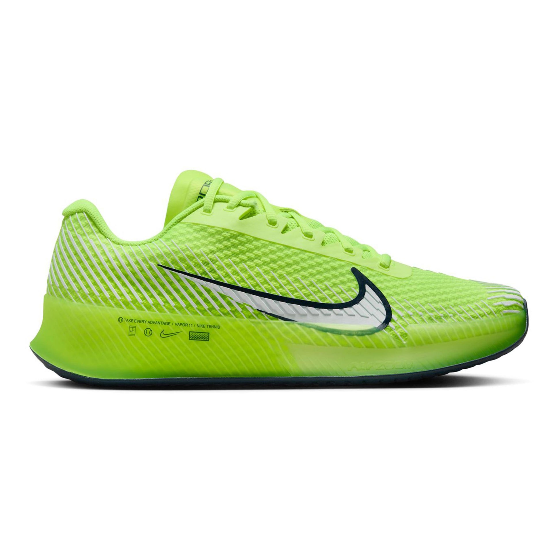 Nike Air Zoom Vapor 11 Allcourtschuh Herren - neongelb,