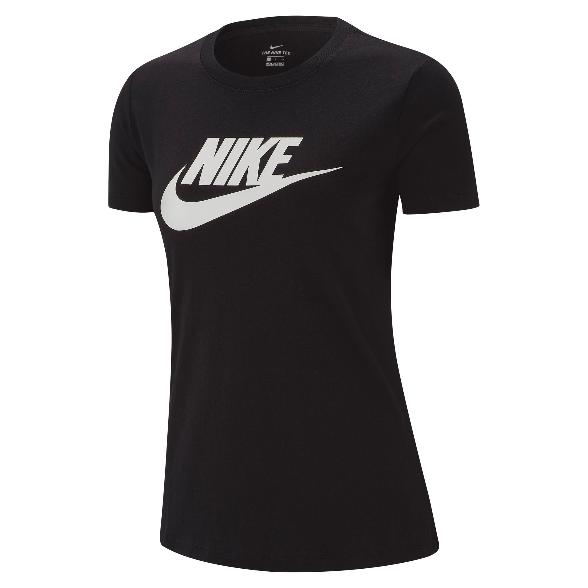 Nike Essential T-Shirt Damen - schwarz, weiß