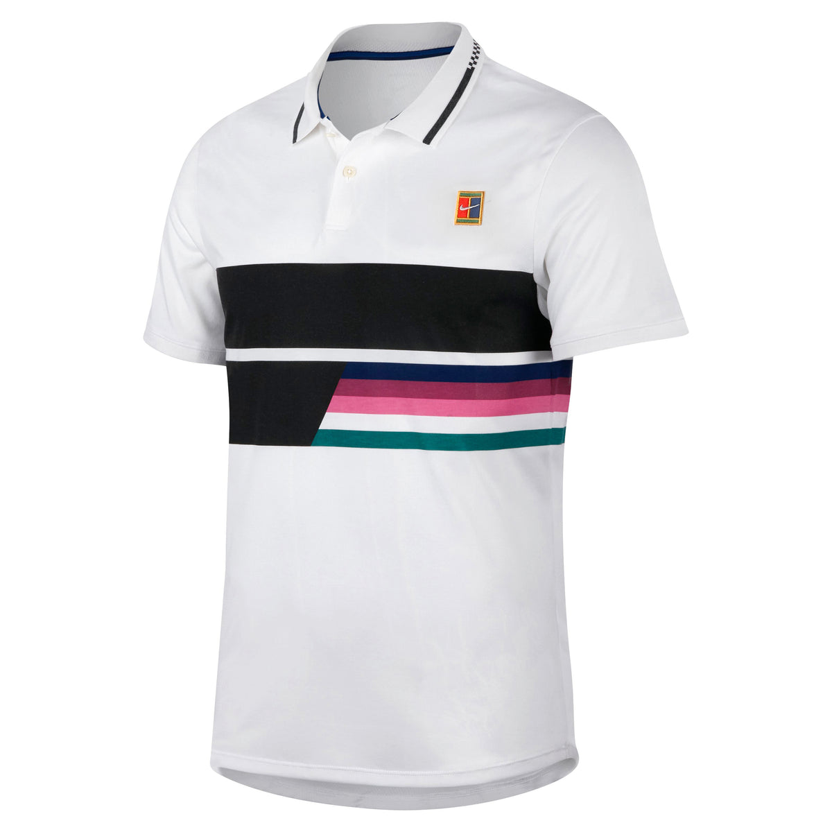Nike Advantage Polo Herren - weiß, schwarz