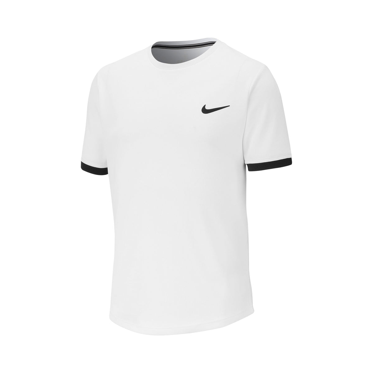 Nike Court Dry T-Shirt Jungen - weiß, schwarz