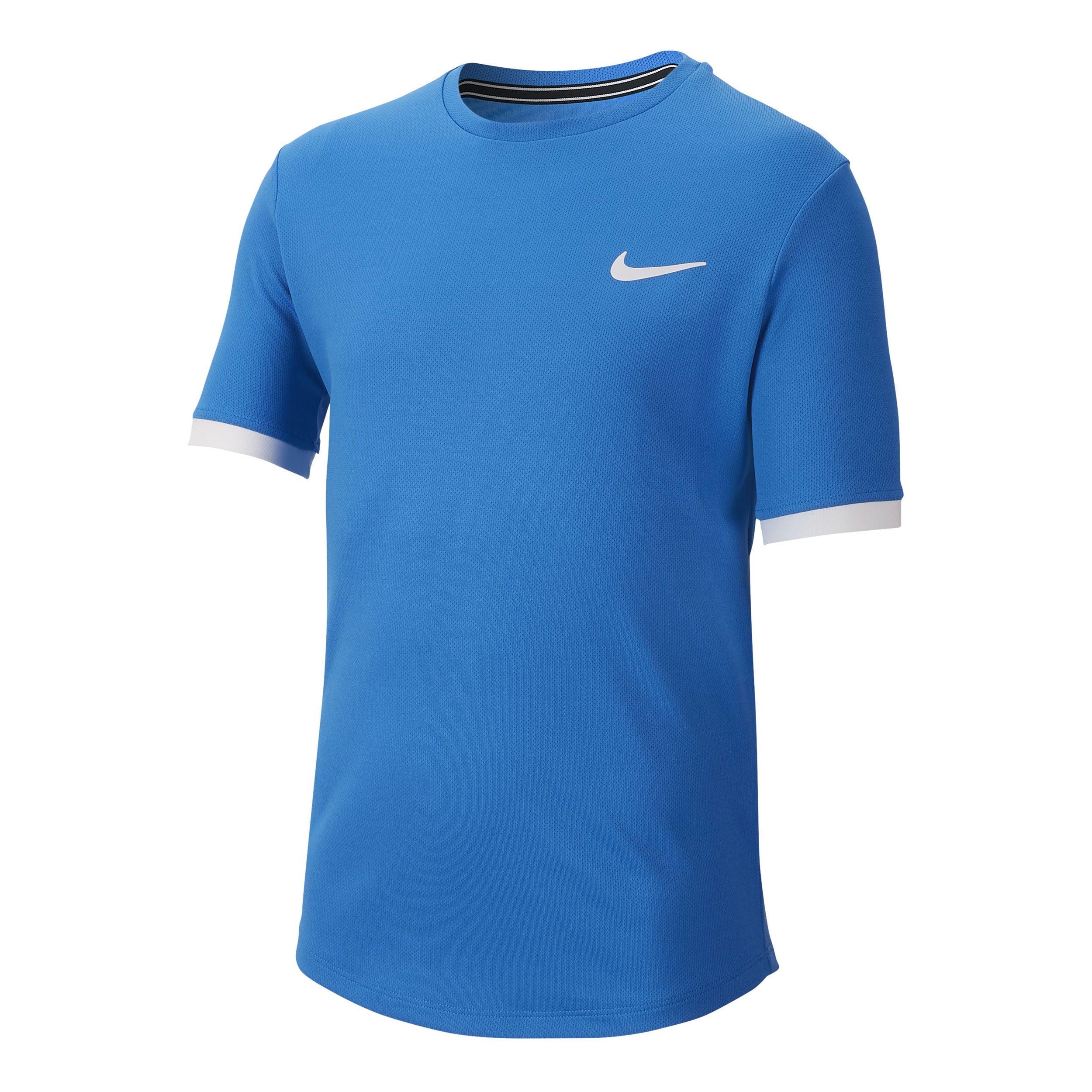 Nike Court Dry T-Shirt Jungen-Hellblau,Weiß