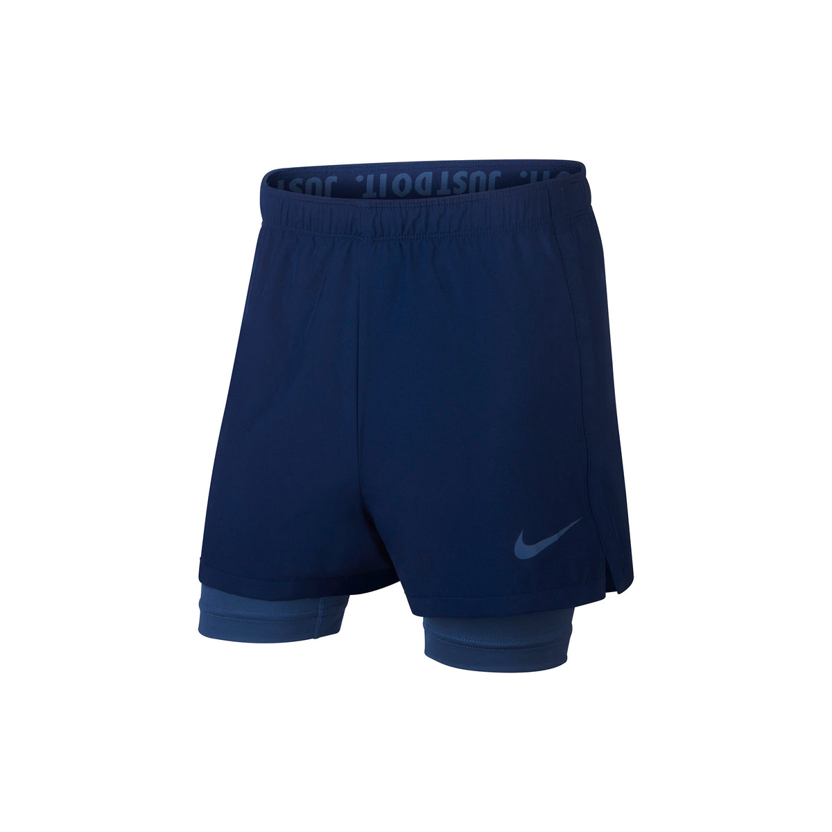 Nike Dri-Fit 2in1 Training Shorts Mädchen - blau, dunkelblau