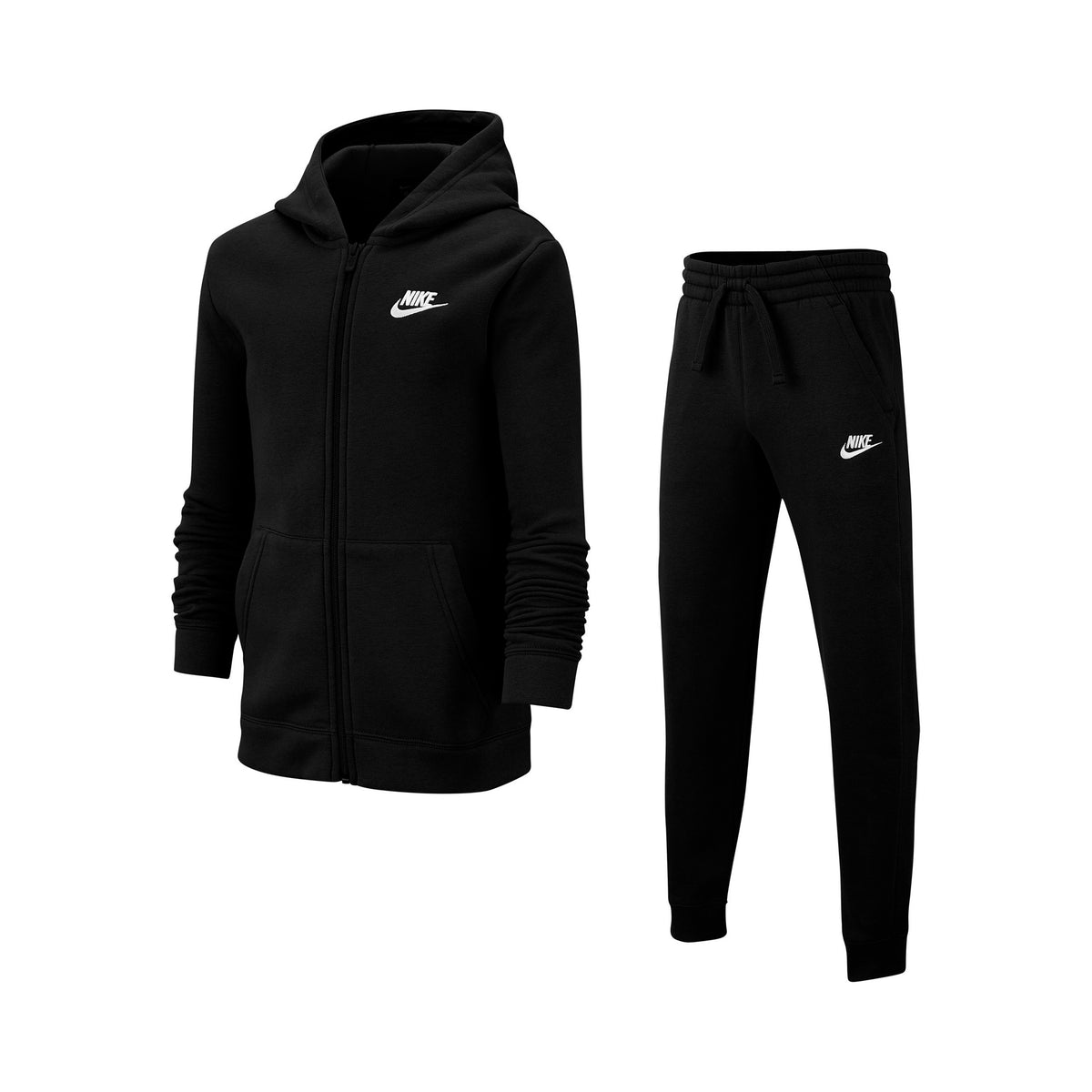 Nike Sportswear Trainingsanzug Jungen - schwarz, weiß